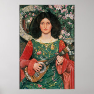 Melody (Musica), c. 1895/1897, Kate Bunce Poster