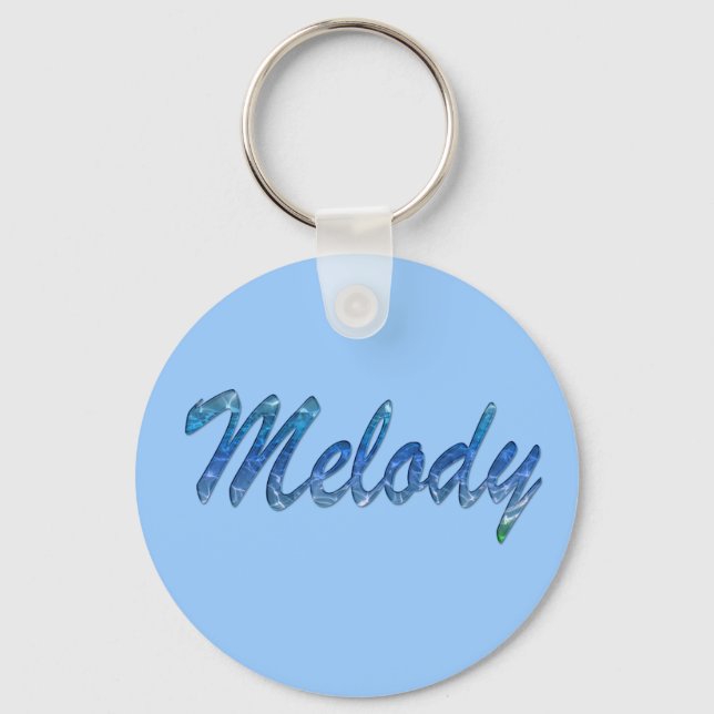 Melody Namn Branded Gift Item Nyckelring (Framsida)