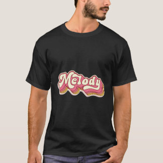 Melody Namn Personlig First Namn Surname T Shirt
