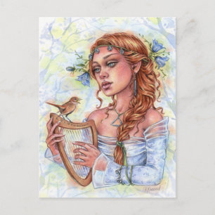 Melody Nightingale Postcard Vykort
