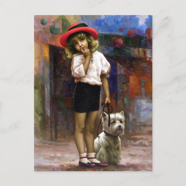 Melody of färg 1(Walk) Vykort (Framsida)