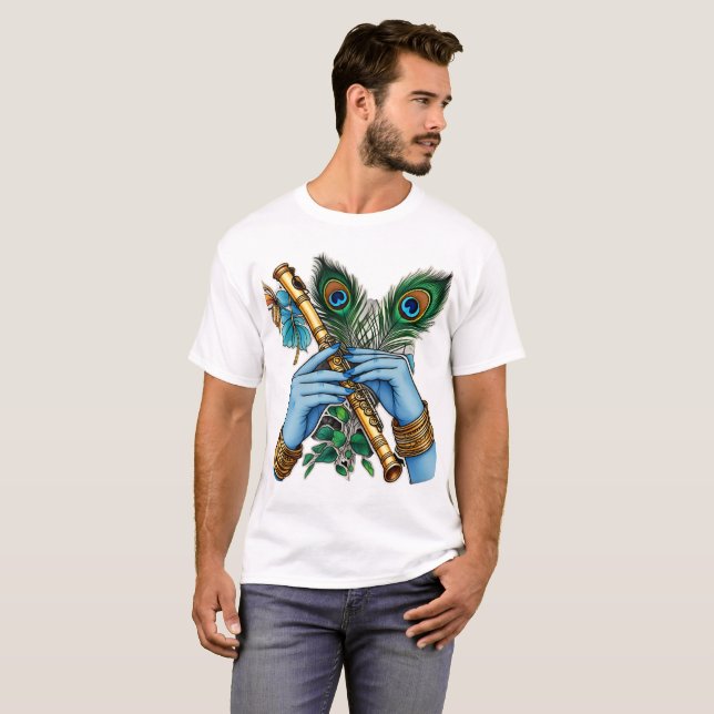 Melody of Krishna T Shirt (Hel framsida)