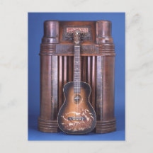 MELODY RANCH COWBOY GUITAR-vykort