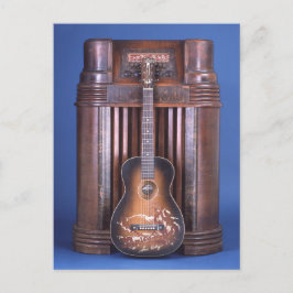 MELODY RANCH COWBOY GUITAR-vykort Vykort