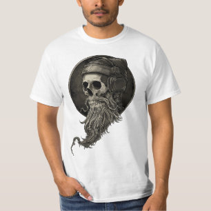 Melomaniac Bearded Skull New Halloween 2023 T Shirt