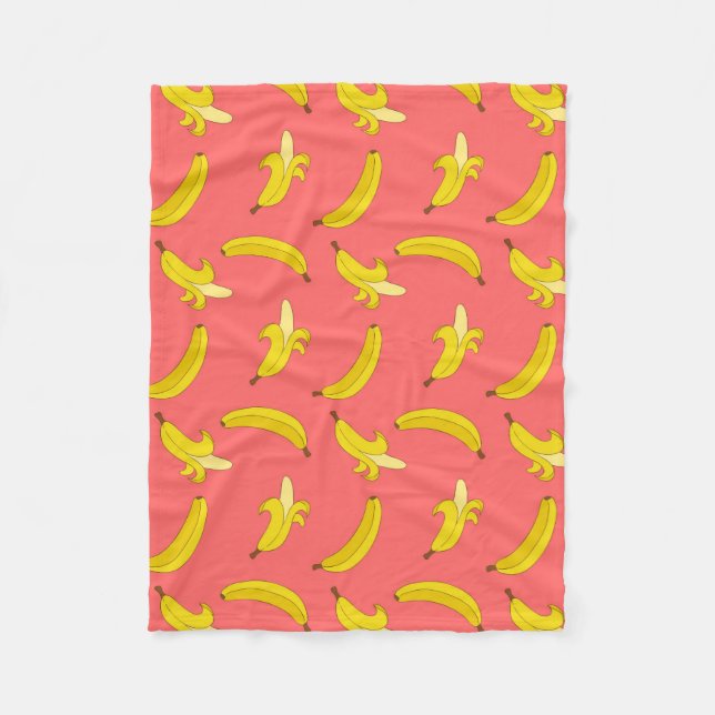 Melon Bananas Fleecefilt (Framsidan)