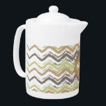 Melon Brandy Scribble ZigZag Mönster<br><div class="desc">Vi firar 2013 års nya trender i färg i denna roligt klottra chevron zigzag mönster - med hjälp av färger från den nya FÄRG PALETTE 2013 - Denna färg följer den kulinariska inspirationen och kombinerar kryddigt färger med färskare skuggor. Effekten tröstar men innehåller fortfarande påsar av oväntat färg för att...</div>