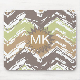 Melon Brandy Scribble ZigZag Mönster Musmatta
