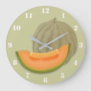 MELON CANTALOUPE SOMMER FRUKT STOR KLOCKA