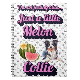 Melon Collie lustig bärbara Spiral Anteckningsbok