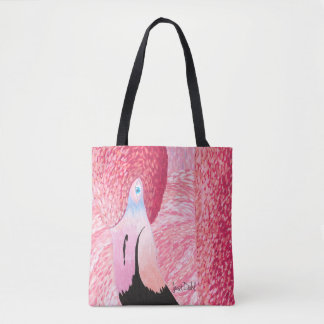 Melon Flamingo Handväskan Tygkasse