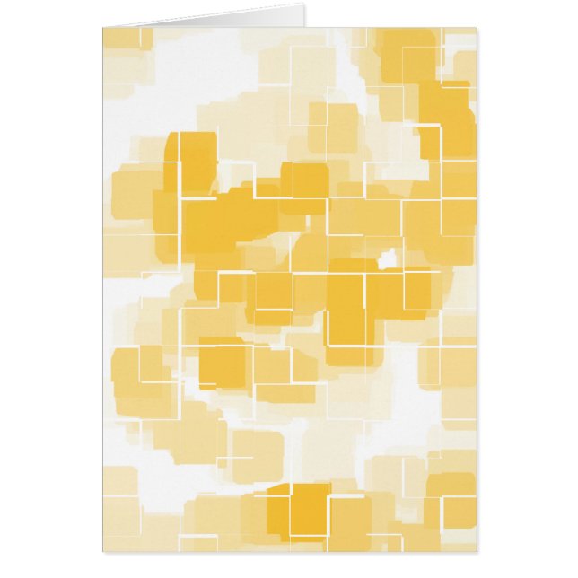 ’Melon’ Geometric Abstrakt Hälsningskort (Framsidan)