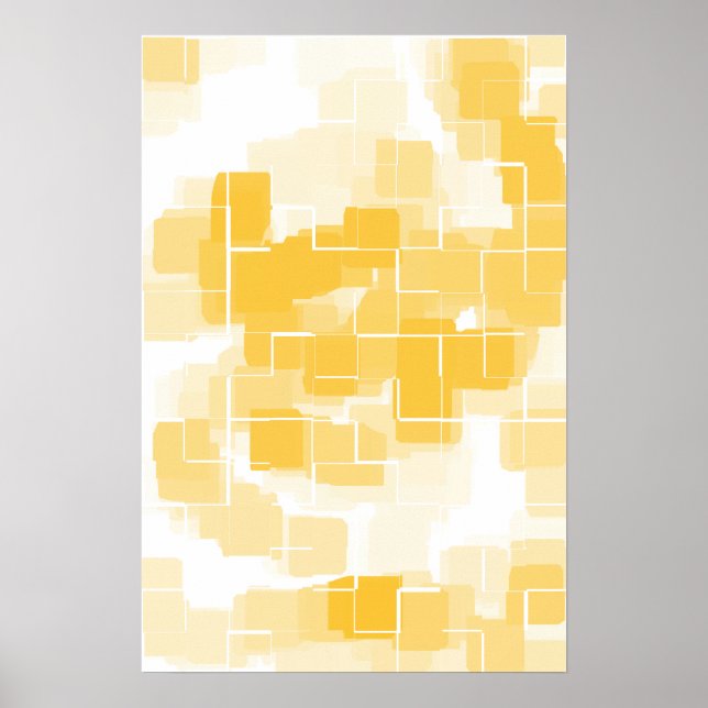 "Melon" Geometric Art Poster (Framsidan)