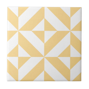 Melon Geometrisk Art Deco Kakelplatta