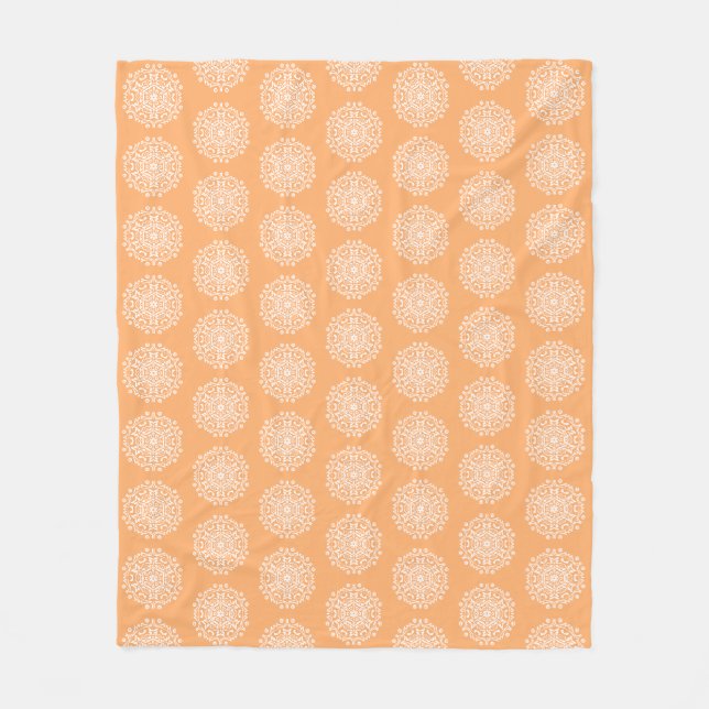 Melon Mandala Fleecefilt (Framsidan)