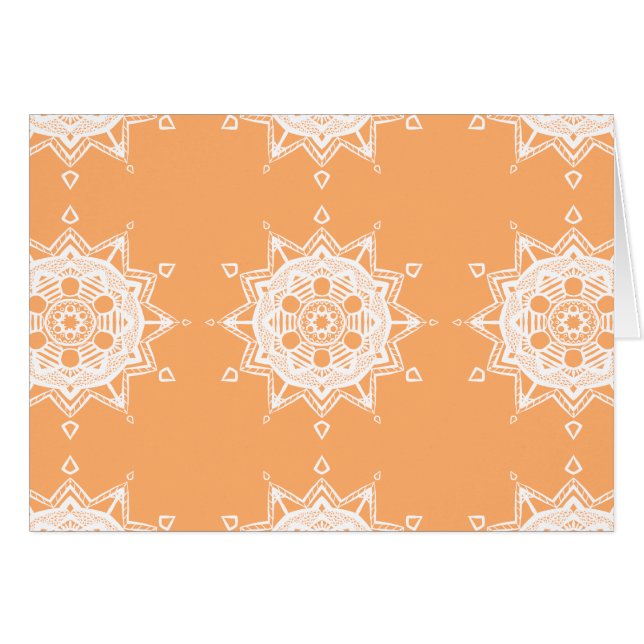 Melon Mandala Hälsningskort (Framsidan Horizontal)