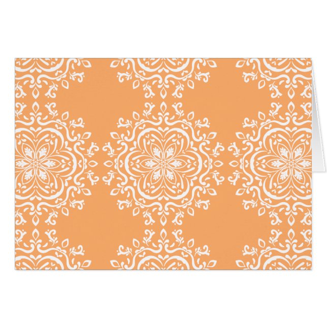 Melon Mandala Hälsningskort (Framsidan Horizontal)