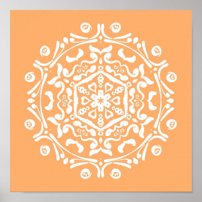 Melon Mandala Poster (Framsidan)