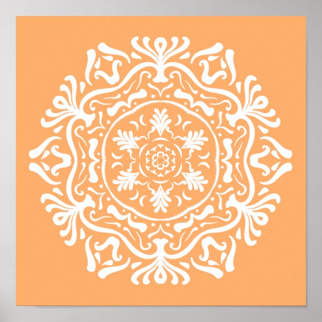 Melon Mandala Poster (Framsidan)