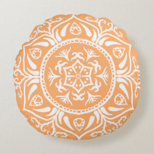 Melon Mandala Rund Kudde