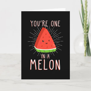 Melon Say Funny Watermelon Kort