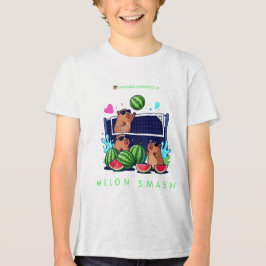 Melon Smash Capybara Sommar Klubb – Söt Capybara V T Shirt