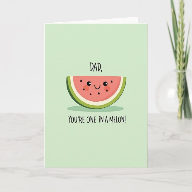 Melon Tema Fars Dag Kort (Framsida)