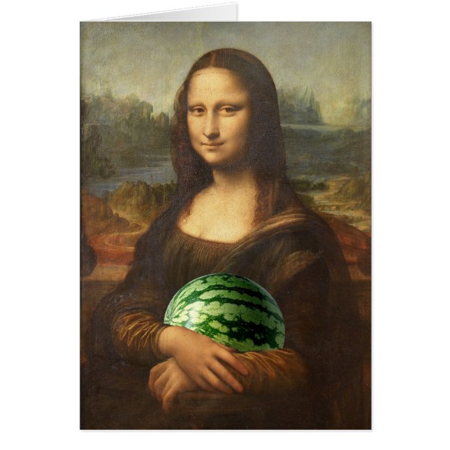 Melona Lisa Hälsningskort (Framsidan)