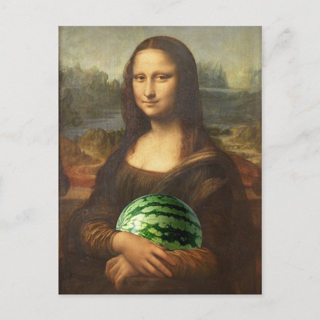 Melona Lisa Önskemål Lycklig nationaldag Watermelo Vykort (Framsida)
