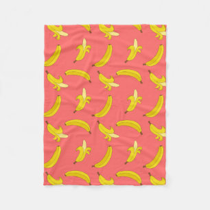 Melonbananer Fleecefilt