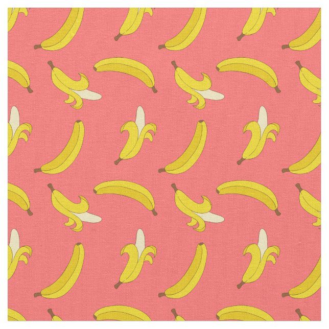 Melonbananer Tyg (Närbild)