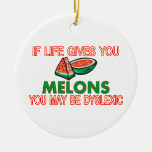 MelonDyslexia Julgransprydnad Keramik