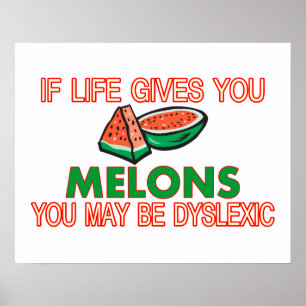 MelonDyslexia Poster