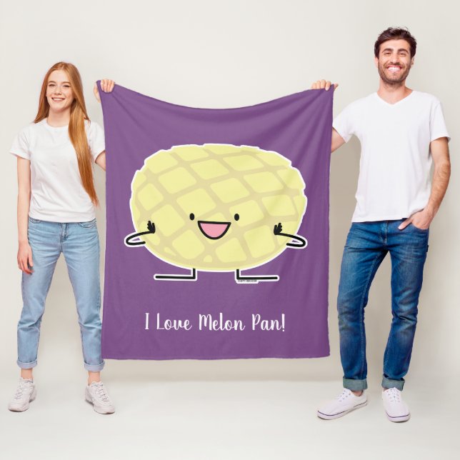 Melonen panorerar söt brödbakelser för japansk fleecefilt (På plats)