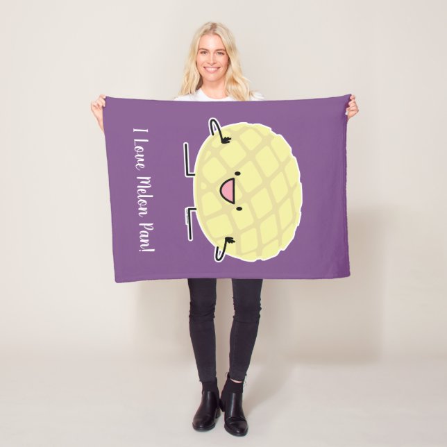 Melonen panorerar söt brödbakelser för japansk fleecefilt (På plats)