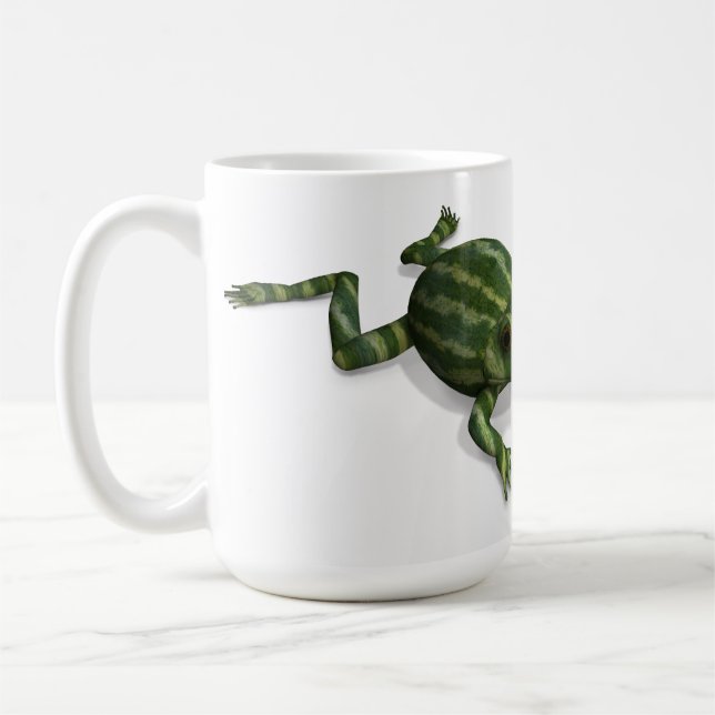 Melonfrog och Melonspider Kaffemugg (Vänster)