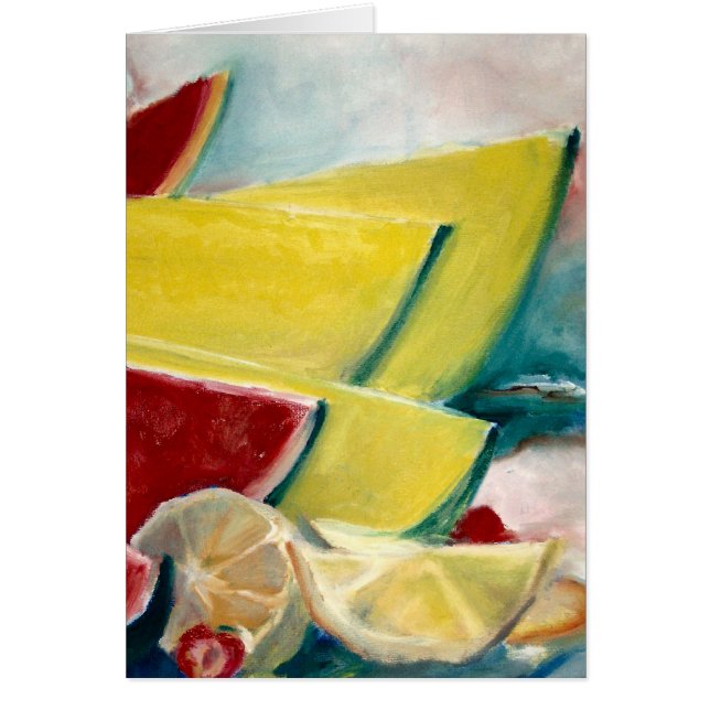 MelonMelangetryck Hälsningskort (Framsidan)