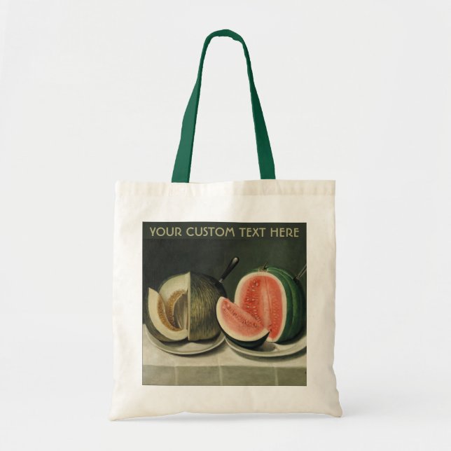 "Melons" anpassningsbar tote bags Tygkasse (Framsidan)