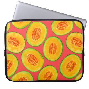 Melonsegment, vattenfärg mönster laptop fodral