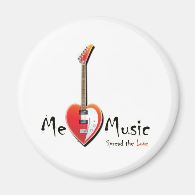 MeLoveMusic Magnet (Framsidan)