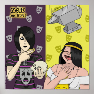 Melpomene och Thalia Poster