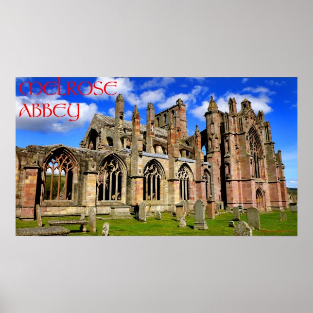 melrose abbey poster (Framsidan)