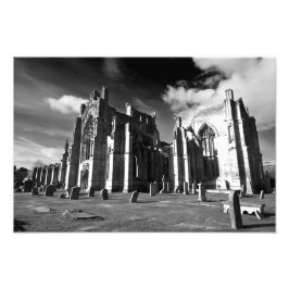 Melrose Abbey, Scotland Photo print Fototryck