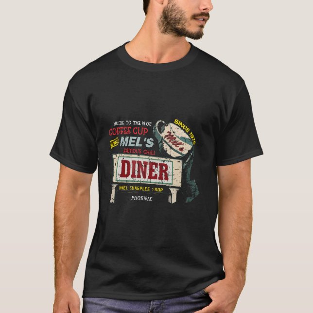 Mel'S Diner From Alice Distressed T Shirt (Framsida)