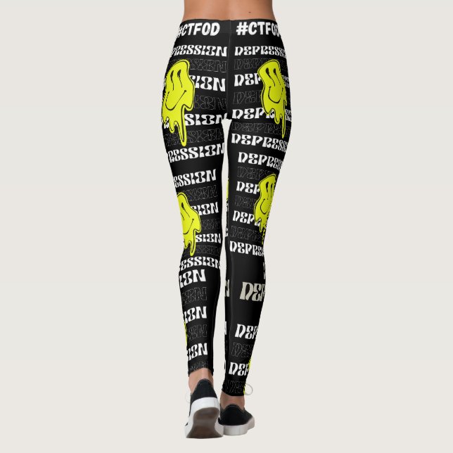 MELT_Ihavedepression_multi_CTFOD Leggings (Baksida)