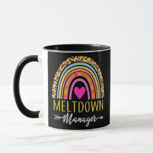 Meltdown Manager Daycare Provider Childcare Cute Mugg