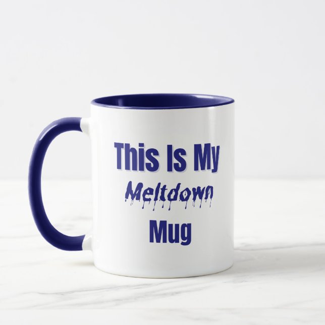 Meltdown Mugg - Funny Burnout Gift (Vänster)