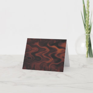 Melted Chocolate Notecards Kort