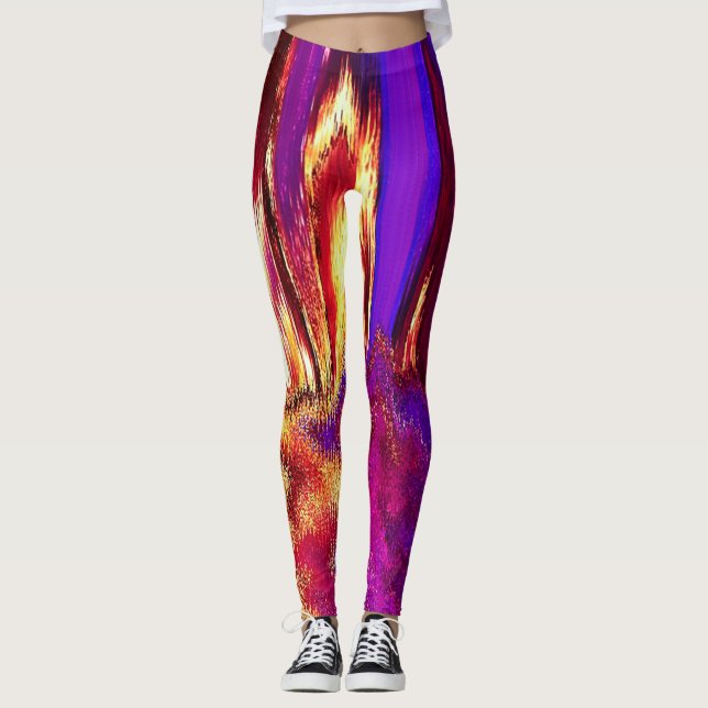 Melted Glitch Leggings (Framsida)