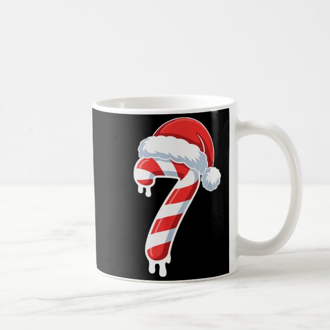 Melting Candy Cane 6 7 Ice Drip Meme 6 7 Costume C Kaffemugg (Höger)